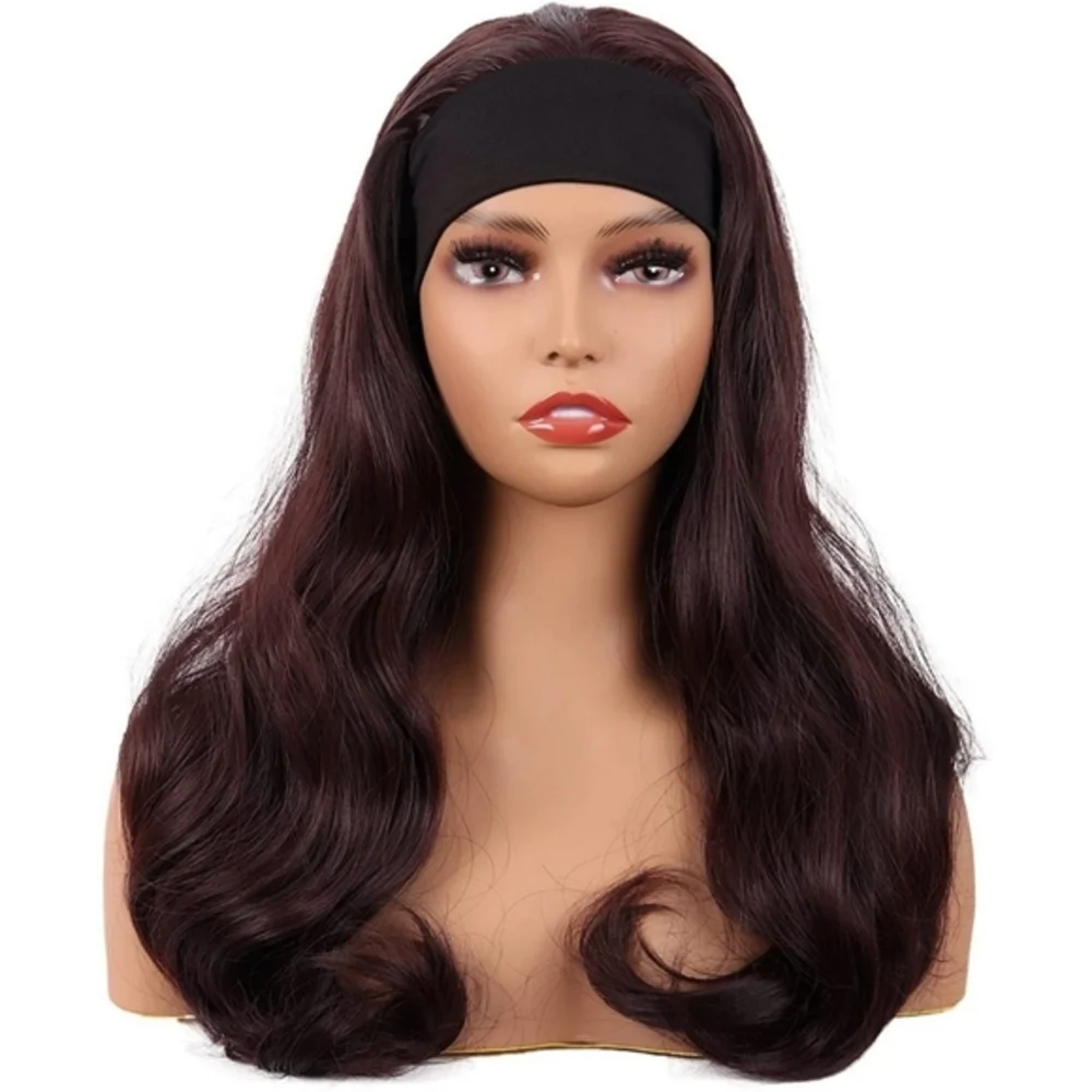 Blooming Hair Synthic Blend Headband Wig